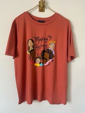 Feeling Proud Women's  Graphic T-Shirt Making History Inclusion